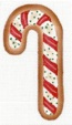 click here to view larger image of Candy Cane Cookie (hand painted canvases)