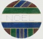 click here to view larger image of Noel Ornament (hand painted canvases)