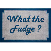 click here to view larger image of What The Fudge? (hand painted canvases)