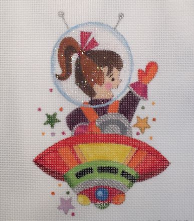 click here to view larger image of Astro Girl (hand painted canvases)