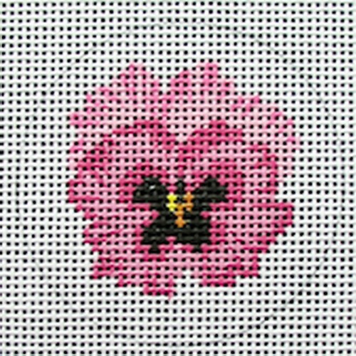 click here to view larger image of Pink Pansy (hand painted canvases)