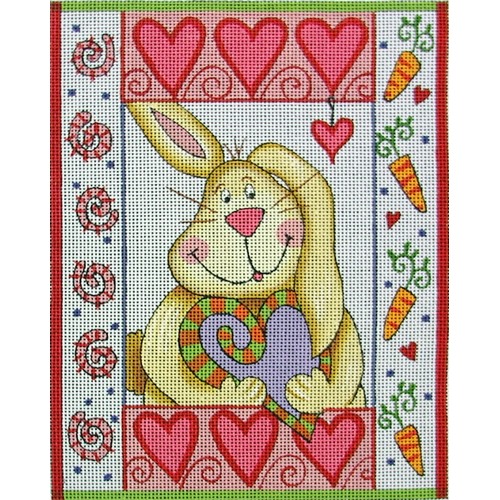 click here to view larger image of Some Bunny Loves Me (hand painted canvases)
