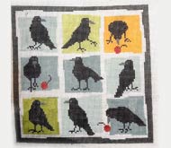 click here to view larger image of Nines - Crows (hand painted canvases)
