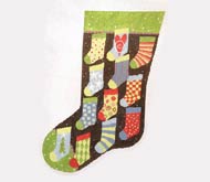 click here to view larger image of Stockings Stocking (hand painted canvases)