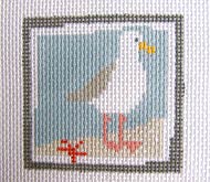 click here to view larger image of Seagull - Profile Star (hand painted canvases)