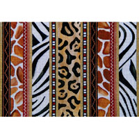 click here to view larger image of Animal Skin Stripes (13ct) (hand painted canvases)