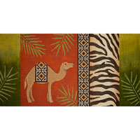 click here to view larger image of Camel and Zebra Skin (hand painted canvases)