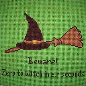 click here to view larger image of Zero To Witch (hand painted canvases)