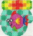 click here to view larger image of Rainbow Fish Munchkin Mitten 4 (hand painted canvases)
