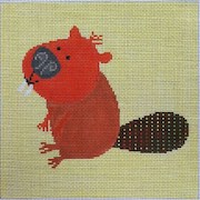 click here to view larger image of Bucky Beaver (hand painted canvases)
