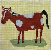 click here to view larger image of Painted Pinto (hand painted canvases)