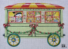 click here to view larger image of Toyland Passenger Car (hand painted canvases)