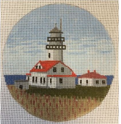 click here to view larger image of Cape Flattery Light - WA Ornament (hand painted canvases)