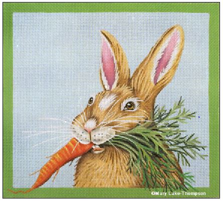 click here to view larger image of Carrot Bunny (hand painted canvases)