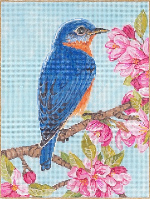 click here to view larger image of Bluebird (hand painted canvases)