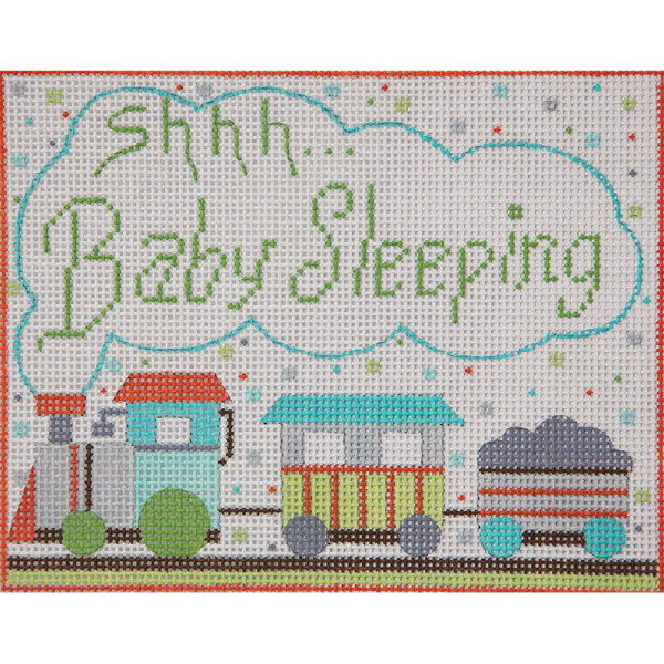 click here to view larger image of Shhhhh Train Sleeping (hand painted canvases)