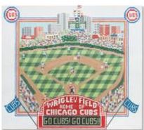 click here to view larger image of Wrigley Field (hand painted canvases)