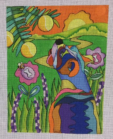 click here to view larger image of Fruit Picker (hand painted canvases)