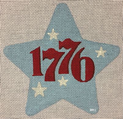 click here to view larger image of 1776 Star (hand painted canvases)
