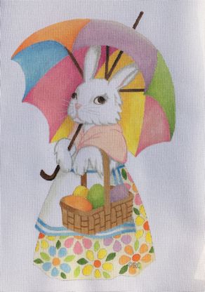 click here to view larger image of Mrs Bunny (hand painted canvases)