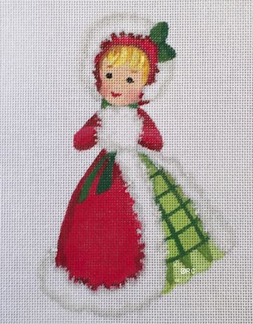 click here to view larger image of Christmas Girl 2 (hand painted canvases)