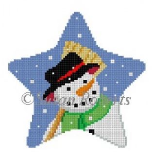 click here to view larger image of Star Snowman (hand painted canvases)
