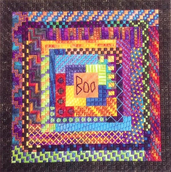 click here to view larger image of Boo Logs (counted canvas work)