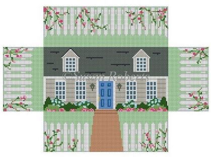 click here to view larger image of Cape Cod House Brick Cover (hand painted canvases)