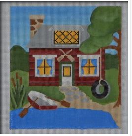 click here to view larger image of Lake House (hand painted canvases)