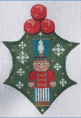 click here to view larger image of Toy Soldier Holly (hand painted canvases)