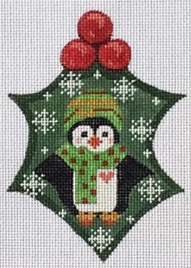 click here to view larger image of Penguin Holly (hand painted canvases)