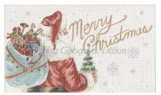 click here to view larger image of Old Fashioned Christmas (hand painted canvases)