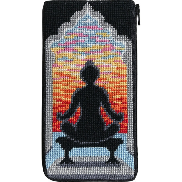 click here to view larger image of Yoga Pose Eyeglass Case (needlepoint kits)