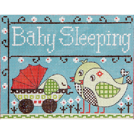 click here to view larger image of Baby Birds Sleeping (hand painted canvases)