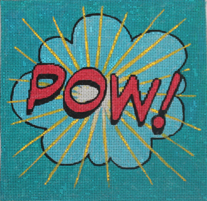 click here to view larger image of Pow! (hand painted canvases)