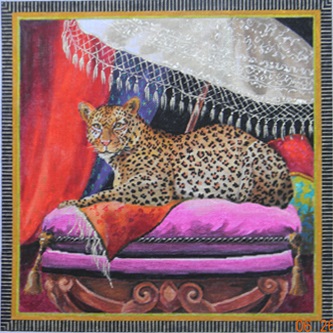 click here to view larger image of Leopard (hand painted canvases)