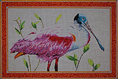 click here to view larger image of Spoonbill (hand painted canvases)