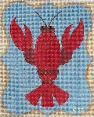 click here to view larger image of Lobster (hand painted canvases)