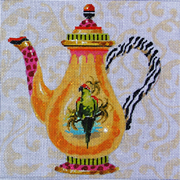 click here to view larger image of Parrot Teapot (hand painted canvases)