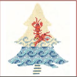 click here to view larger image of Coastal Lobster Tree Stitch Guide (books)
