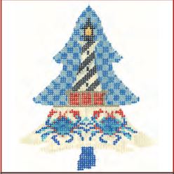 click here to view larger image of Coastal Lighthouse Tree Stitch Guide (books)