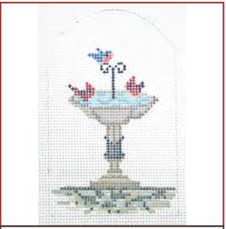 click here to view larger image of Village Birdbath Stitch Guide (books)