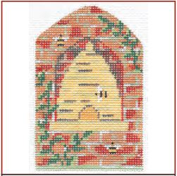 click here to view larger image of Bee Skep In Brick Wall Stitch Guide (books)