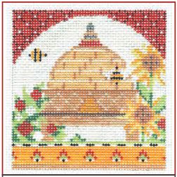 click here to view larger image of Sunny Provence Bee Skep Stitch Guide (books)