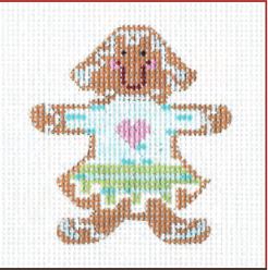 click here to view larger image of Gingerbread Girl Cookie (hand painted canvases)