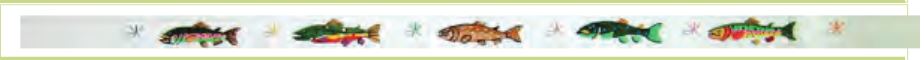 click here to view larger image of Trout Belt - Unpainted Background (hand painted canvases)