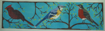 click here to view larger image of Bird Trio (hand painted canvases)