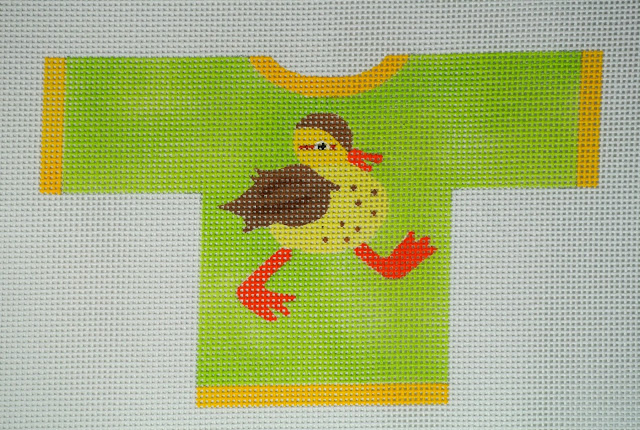 click here to view larger image of Duck Sweater (hand painted canvases)