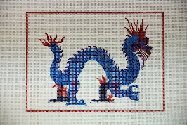 click here to view larger image of Emperors Dragon (hand painted canvases)