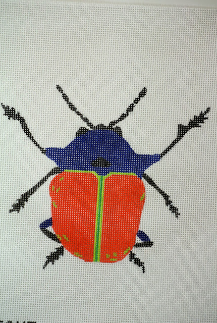 click here to view larger image of Leaf Beetle - 18ct (hand painted canvases)